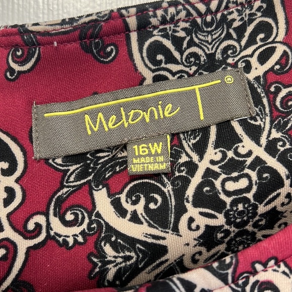 Melonie Dresses Melonie Fit And Flare Pleated Dress 6w Poshmark